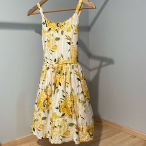 Adorable Zunie Yellow Flowers sundress girls size 14